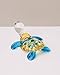 Hand Blown Art Glass, Sea Turtle Animal Figurine – Decorative Home Décor Collectible, Display Only, Unique Decorative Gift,Turtle Art Glass Blown. (N0053)