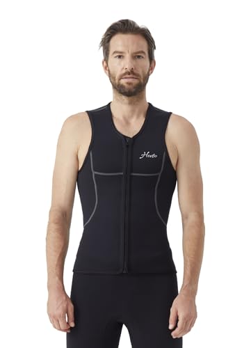Hevto Men Wetsuit Tops and Vest 3/2mm Neoprene Jacket Surfing Swimming Front Zip Wet Suit for Water Sports miniatura 2