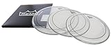 Der Sound der kräftigen, zweilagigen Mylar-Folien (2 Lagen 7-mil Mylar Film) ist mittenbetont mit kurzem Sustain und kräftigem Low-End