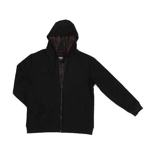 Image of Smith's Workwear Big Men's Sherpa-Bonded Thermal Knit Hooded Jacket