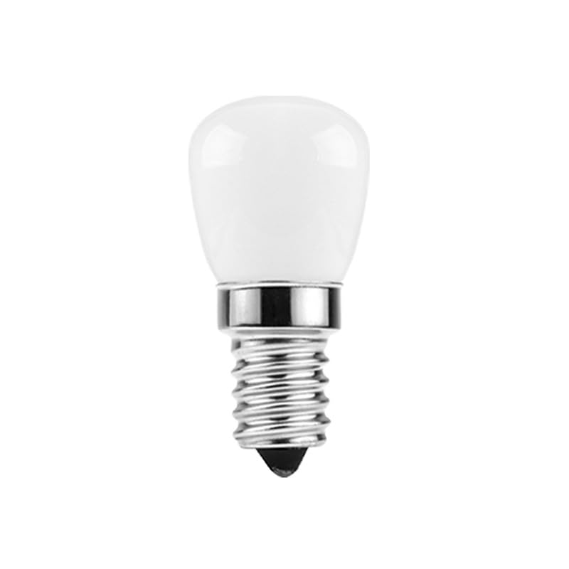 HongHeFu, Paquete de 20 bombillas LED de filamento AC220V ST28 E14 blanco leche mini bombilla pequeña fuente de luz for refrigerador(Warm white)