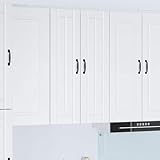 Matériau et design robustes : fabriquée en bois de haute qualité, cette armoire blanche garantit durabilité et résistance. Son design minimaliste s'intègre parfaitement dans n'importe quelle cuisine moderne et sert de meuble de rangement élégant.