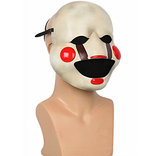 xcoser Puppet Mask Deluxe Resin Marionette Masque Adult, Fnaf, Size one size - Thumbnail 3