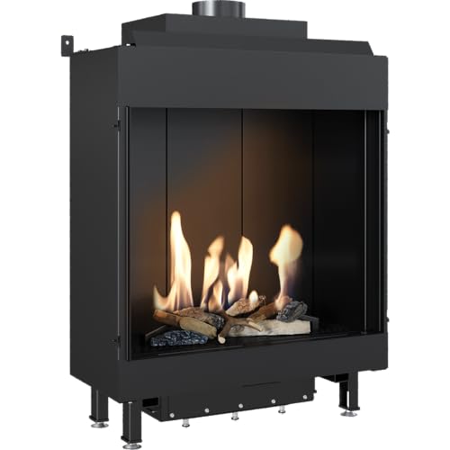 KRATKI Chimenea de gas frontal LEO 62 Gas