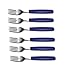 Victorinox 6er Pack Tafelgabel Blau, 5.1542.6