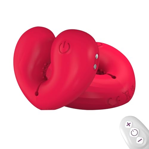 乳首 ローター【リモコン＋遠隔操作＆7種類振動モード】乳首クリップ 人気ニップルクリップ マグネット式 SMプレイ 乳首攻め アダルトグッズ 乳首バイブ ハート型 乳首開発 女性用 女性向け 挟み刺激 チクニー カップル向け ラブグッズ SM 調教 乳首責め ニップルピン 乳首せめ グッズ 男性用 男性向け 防水 静音 人気ランキング 大人のおもちゃ 日本語説明書 - 画像1