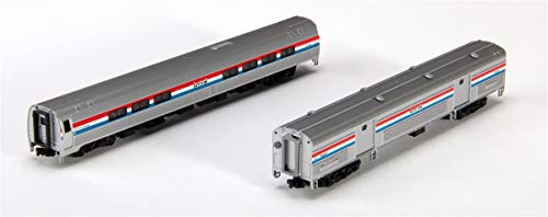 Kato USA Model Train Products Amfleet II Phase III Car Set B, Set of 2