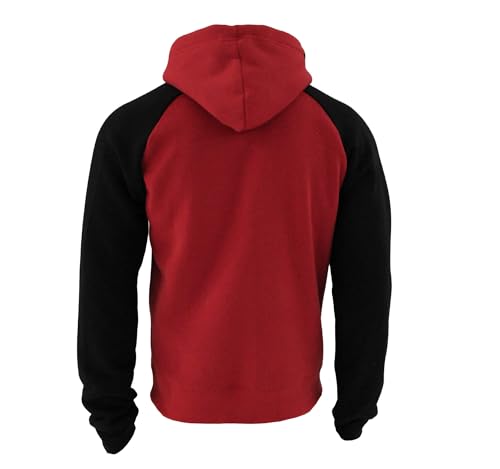 Sweat à capuche homme bicolore gris chiné du S au 5XL - 3