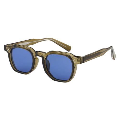 Lunettes de soleil rétro vert léopard de qualité supérieure pour l'année 2024