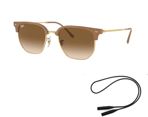 Ray-Ban RB4416 Sunglasses Bundle: RB 4416 NEW CLUBMASTER 672151 New Clubmaster Beige On Arista and Universal Anti-slip Silicone Leash2