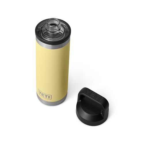 Image of YETI Rambler 18 oz Bottle, Leakproof, Vacuum Insulated, Stainless Steel with Chug Cap, Daybreak Yellow