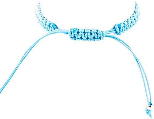 BlueRica Blue Dolphin on Adjustable Macrame Bracelet2