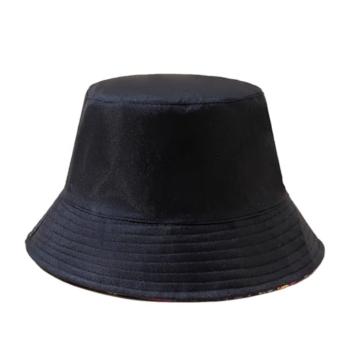 Image of Quanhaigou Bucket Hat for Men Women,Packable Reversible Printed Sun Hats,Fisherman Outdoor Summer Travel Hiking Beach Caps