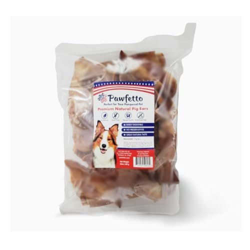 Premium-Natural-Whole-Pig-Ears-Easily-Digestible-Non-Rawhide-Dog-Chews-Long-Lasting-Treats-Snacks-for-Dogs-Pack-of-25 Premium Natural Whole Pig Ears Easily Digestible Non Rawhide Dog Chews Long Lasting Treats Snacks for Dogs Pack of 25