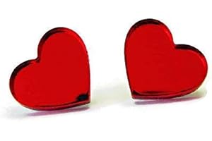 Candy Heart Acrylic Earrings: Love Struck Accessories