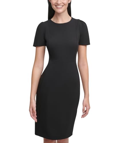 Calvin Klein Women's Solid Knee Length Dress