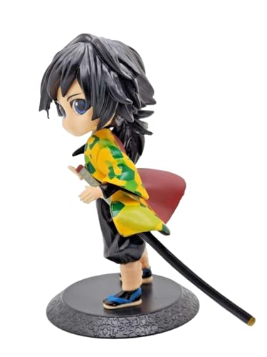 Image of Demon Slayer Kimetsu no Yaiba 6 inch in Action Figure| Lightweight Attractive Durable Toy Figures for Home Decors Office Desk and Study Table - Giyu Tomioka