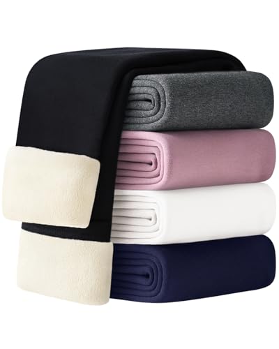 Adorel Leggings Forrados Calentitos Pantalones Invierno Algodón Niña Individuos Negros 12-13 Años (Tamaño del Fabricante 160)