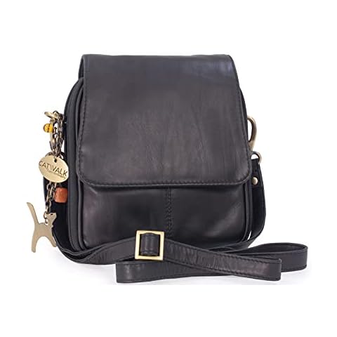 Catwalk Collection Teagan Leather Cross Body Bag Cover