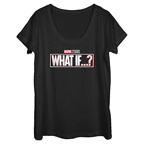 T-shirt Marvel Logo What If femme en maille premium douce