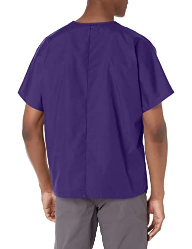 Image of Cherokee Scrubs for Women and Men Unisex V-Neck Tunic Nursing Scrub Top with Chest Pocket, Tuckable Durable Fabric - 4777 | 1 Chest Pocket For Essentials, Traditional Fit, Durable Construction, Comfortable Knit Details, Easy Care, Tuckable Style