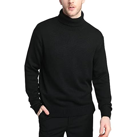 Pull Kallspin Col Roulé Noir Cover