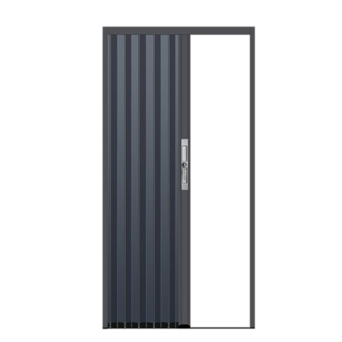 Porte coulissante pliante porte intérieure porte pliante en aluminium pour l'intérieur et l'extérieur - 203 cm de haut, 60 70 80 90 100 110 120 130 140 150...