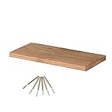 Estante De Pared De Madera De Roble Macizo, Pasillo