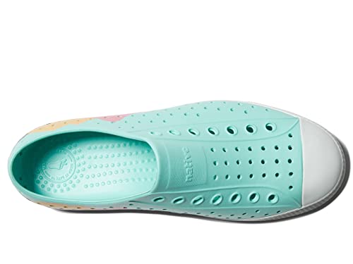 Native Shoes Jefferson Block Hydrangea Blue/Coastal Blue/Regatta Mountain Block Men's 7, Women's 9 Medium #TOP1