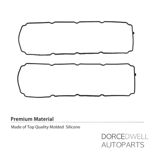 Image of Engine Valve Cover Gasket Set - VS50625R VS50380 - Fits Chrysler 300 Dodge Charger Challenger Durango Magnum Ram 1500-5500 Grand Cherokee Commander 2004-2018 5.7L 6.1L 6.4L V8