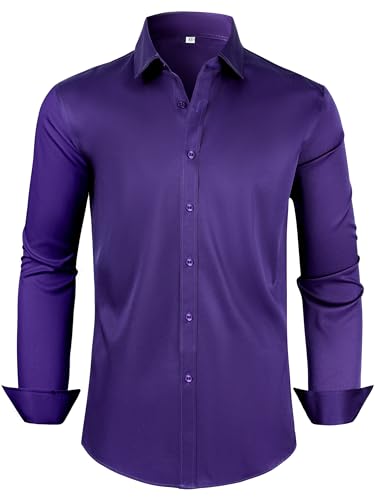 Chemise boutonnée homme finie les corvées de repassage avec cette coupe habillée élégante