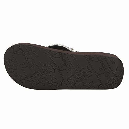 Montana West Aztec West Women Flip Flops Wedges Sandals For Women Dressy And Bling Sandals Wedge Sandals For Women Fba-Se112-S001Wt-7 #TOP2