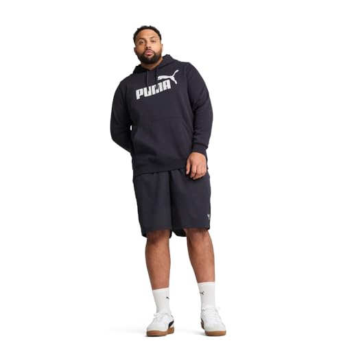 Image of PUMA Mens Essentials No. 1 Logo Hoodie Casual Outerwear Casual - Black