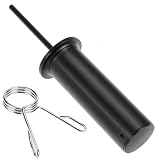 QWORK® Gym Pin für Gewichtsscheiben, 8mmx110mm Gewichtsstapel Stift mit Federklammer, für Fitnessgeräte und Heim-Fitnessstudios