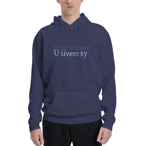 Roger Williams University Winter Casual Hooded Sweatshirt Long Drawstring Pullover Adult Sweatshirts