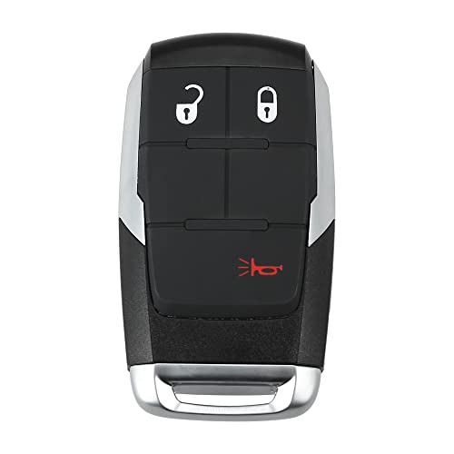 X AUTOHAUX Replacement Keyless Entry Remote Car Key Fob GQ4-76T 433Mhz for Ram 2500 3500 4500 5500 2019 2020 2021 3 Buttons with Door Key by X AUTOHAUX - Used condition - US$17.22
