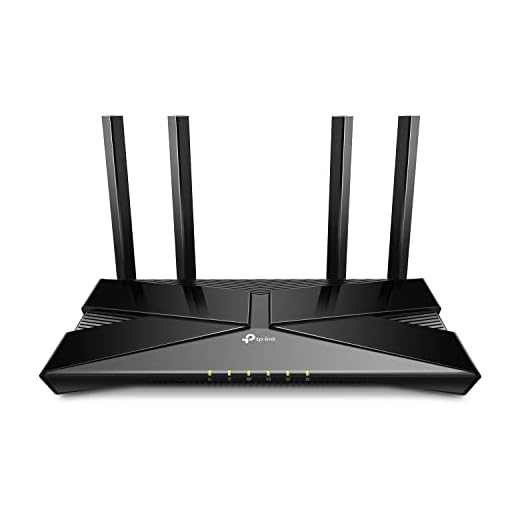TP-Link Archer AX53 Wi-Fi 6 WLAN Router (2402 Mbit/s 5 GHz, 574 Mbit/s 2,4 GHz, 4 × Gigabit LAN-Ports, WPA3, HomeCare,kompatibel mit Alexa, Tether APP), schwarz