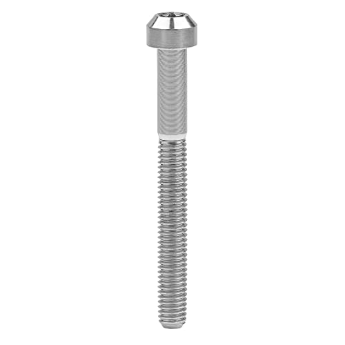 Image of Titanium Torx Square Head M6 x 10 15 20 25 30 35 40 45 50 60 65 70 80mm Screw Pack of 5 (Normal Titanium, M6x60mm)