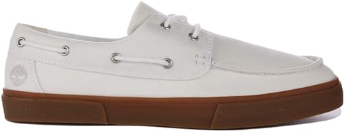 Timberland Men's Union Wharf 2.0 EK+ 2 Eye Boat Oxford, White Canvas, 13 Medium3