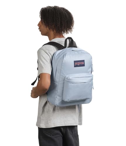 Image of JanSport SuperBreak One Backpacks - Durable, Lightweight Bag with 1 Main Compartment, Front Utility Pocket with Built-in Organizer - Premium Backpack - Blue Dusk