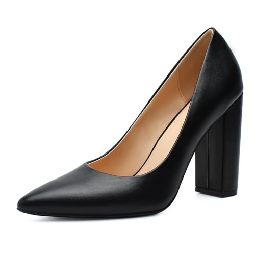 Image of Unisex High Heels for Men and Women 4.7 Inch Chunky Block Heels