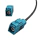 Futheda GPS DAB Antenne Adapterkabel Fakra Z Buchse auf SMA Buchse Auto Antenne Verlängerungskabel 30cm für Stereo Android Head Unit GPS Navigation UKW DAB Radio 4G LTE Telematik Bluetooth Modul