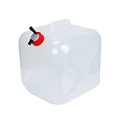 Donnagelia 20L Bidon d'eau Réservoir d'eau Portable Pliable PVC Grande Capacité pour Camping Randonnée Pique-Nique Extérieurs Survie d'Urgences