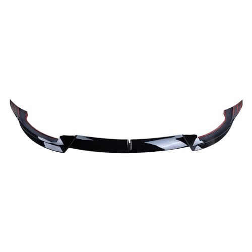 Front Bumper Lip Front Splitter Spoiler Front Wing Fit for 2017-2023 Tesla Model 3 Accessories Lip V Style (Glossy Black) - Image 6