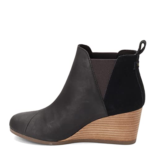 TOMS Womens Kelsey Casual Boots Ankle Mid Heel 2-3" - Black4