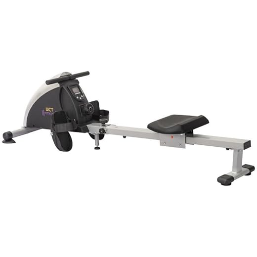 Remo Seco Aparelho Simulador Atlético Para Casa Magnético Com Visor WCT Fitness