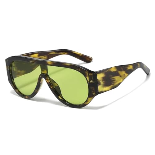Lunettes de soleil rétro à grande monture vintage avec protection UV400 pour hommes et femmes