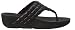 FitFlop Lulu Padded Shimmy Suede Toe-Thongs, Sandalias de Punta Descubierta Mujer, Negro...