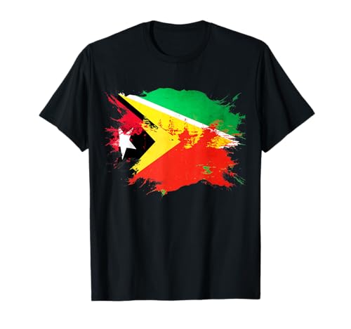 Bandera guyanesa y timorense Mix Heritage Camiseta