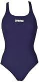 Parte posterior ergonómica Arena W Bañador Deportivo Mujer Solid Swim Pro, Navy-White, 44